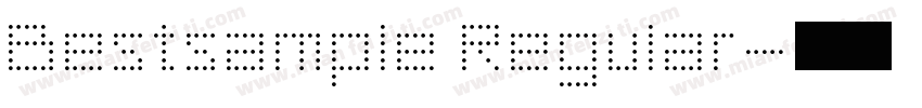 Bestsample Regular字体转换